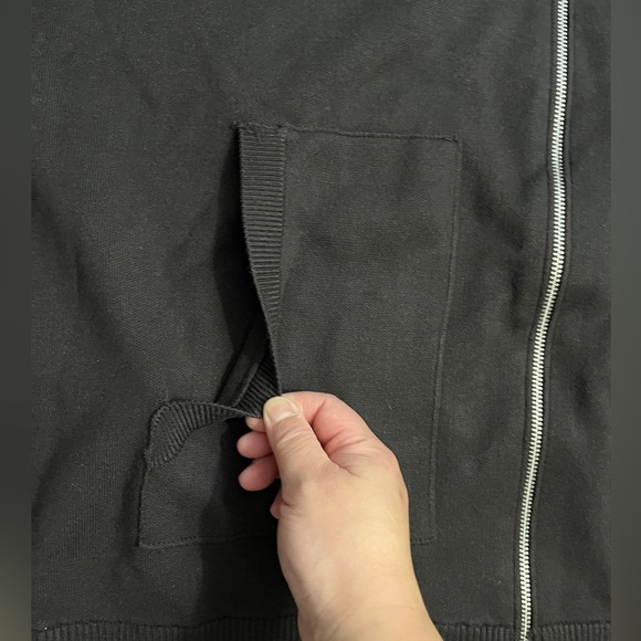 Zara Men's Zip Up Baseball Sweatshirt Jacket - Size L - Picture 5 of 8